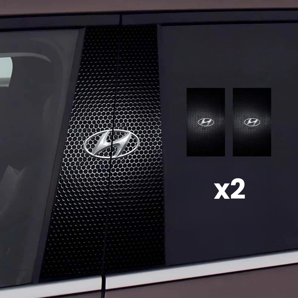 2 pegatinas para el parabrisas del coche con el logotipo