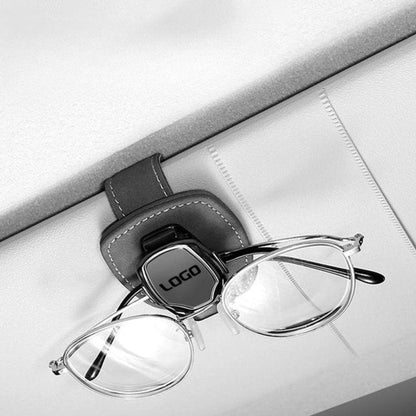 Clip multifuncional para gafas de ante con el logotipo de tu coche