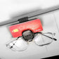Clip multifuncional para gafas de ante con el logotipo de tu coche