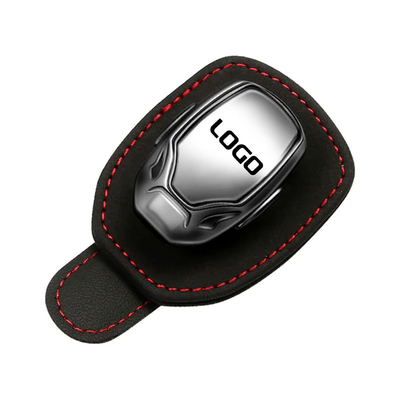 Clip multifuncional para gafas de ante con el logotipo de tu coche