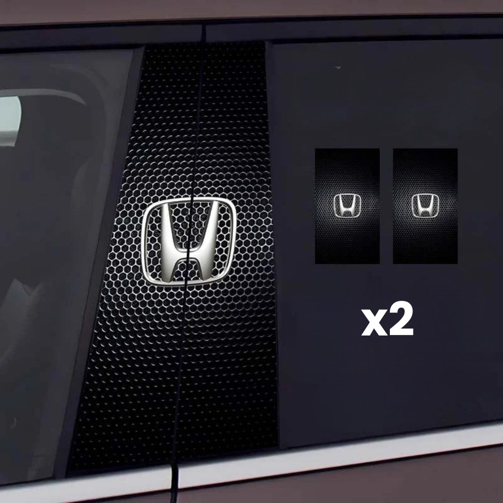 2 pegatinas para el parabrisas del coche con el logotipo